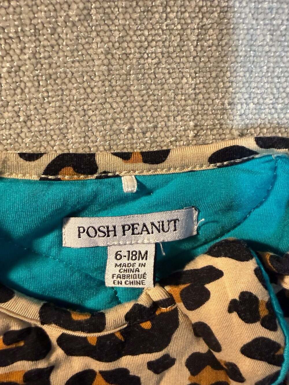 Posh Peanut Leopard Print Sleep Sack Swaddle Bag 6-18M